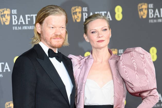 EE BAFTA Film Awards 2026 Arrivals - Royal Festival Hall, Southbank, London Jesse Plemons and Kirsten Dunst attends the EE BAFTA Film Awards 2026 at Royal Festival Hall, Southbank in London, England, UK on Sunday 22 February, 2026., Credit:Justin Ng Avalon UK, England, London, Royal Festival Hall, Southbank Copyright: xJustinxNgx xAvalonx 1077428725