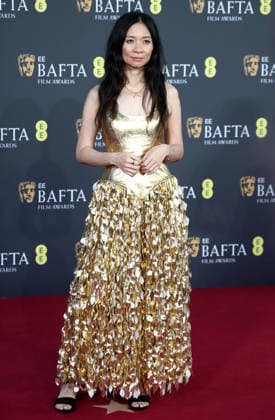 BAFTA Film Awards red carpet arrivals at the Royal Festival Hall in London, UK. Chloe Zhao attends the BAFTA Film Awards at the Royal Festival Hall in London, UK. February 22, 2025. London Royal Festival Hall UK Copyright: xFredxDuvalx