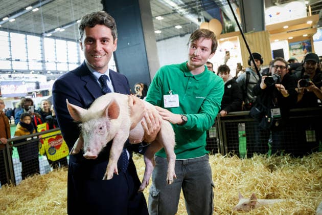 Gabriel Attal visits the Salon de lAgriculture 2026 62nd edition of the International Agricultural Show Gabriel Attal 453344 2026 02 22 Paris France  Copyright: xLionelxGuericolasx xStarfacex STAR_453344_119