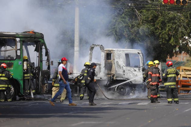 Mexican cartel leader El Mencho killed in military operation GUADALAJARA, JALISCO, MEXICO - FEBRUARY 22: A view of the site where Mexican Army troops killed Nemesio Oseguera Cervantes, known as El Mencho, leader of the Cartel Jalisco Nueva Generacion (Jalisco New Generation), during a federal operation in Guadalajara, Jalisco, Mexico on February 22, 2026. Earlier in the day, armed men blocked several highways in the western state of Jalisco, setting vehicles and trucks on fire in response to the federal security operation in the region Stringer Anadolu Guadalajara Mexico. Editorial use only. Please get in touch for any other usage. Copyright: x2026xAnadoluxStringerx