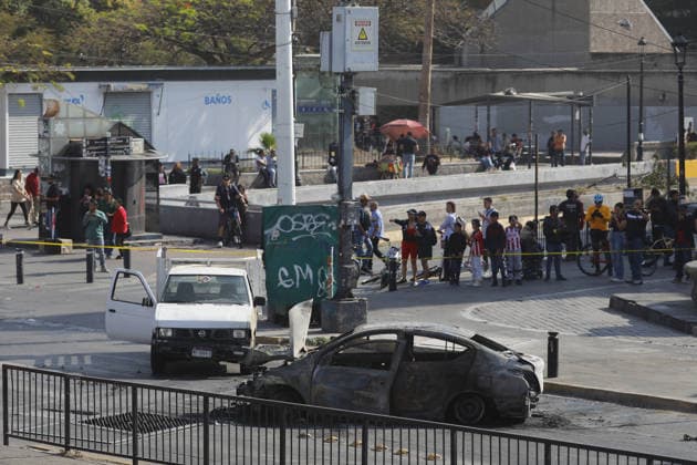 Mexican cartel leader El Mencho killed in military operation GUADALAJARA, JALISCO, MEXICO - FEBRUARY 22: A view of the site where Mexican Army troops killed Nemesio Oseguera Cervantes, known as El Mencho, leader of the Cartel Jalisco Nueva Generacion (Jalisco New Generation), during a federal operation in Guadalajara, Jalisco, Mexico on February 22, 2026. Earlier in the day, armed men blocked several highways in the western state of Jalisco, setting vehicles and trucks on fire in response to the federal security operation in the region Stringer Anadolu Guadalajara Mexico. Editorial use only. Please get in touch for any other usage. Copyright: x2026xAnadoluxStringerx