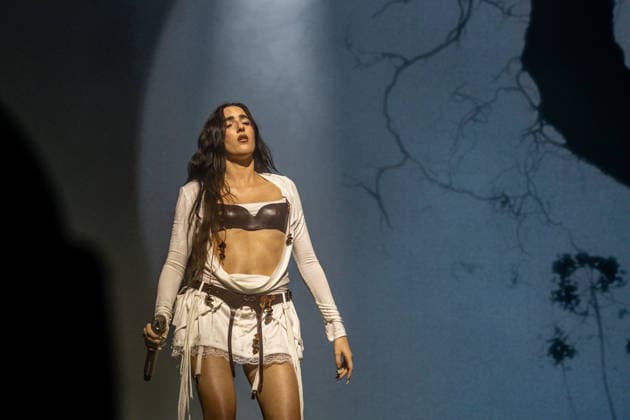 Judeline performs at the Movistar Arena The singer Judeline during her concert at the Movistar Arena, on February 22, 2026, in Madrid Spain The Cadiz artist Lara Fernández Castrelo, better known as Judeline, brings the end of her tour Bodhiria to the Movistar Arena, in what will be her first time at the Madrid venue 22 FEBRUARY 2026 JUDELINE CONCERT MADRID MOVISTAR ARENA PERFORMANCE Madrid Madrid Spain  Copyright: xRicardoxRubiox 7314504