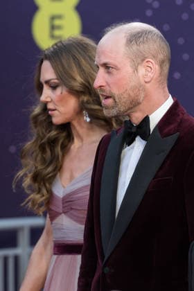 February 22, 2026, London, England, United Kingdom: CATHERINE, Princess of Wales and WILLIAM, Prince of Wales attend the EE BAFTA Film Awards 2026 ceremony at The Royal Festival Hall. London United Kingdom - ZUMAs371 20260222_zip_s371_006 Copyright: xWiktorxSzymanowiczx