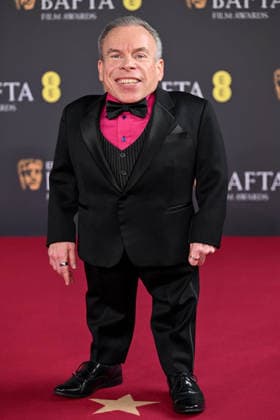Celebrities arrive at the 2026 BAFTA Film Awards at Royal Festival Hall, London Featuring: Warwick Davis Where: London, United Kingdom When: 22 Feb 2026 Credit: Cover Images EDITORIAL USE ONLY. NOT FOR USE BY NEWSPAPERS BASED IN THE UK. Copyright: xx coverimg55496615