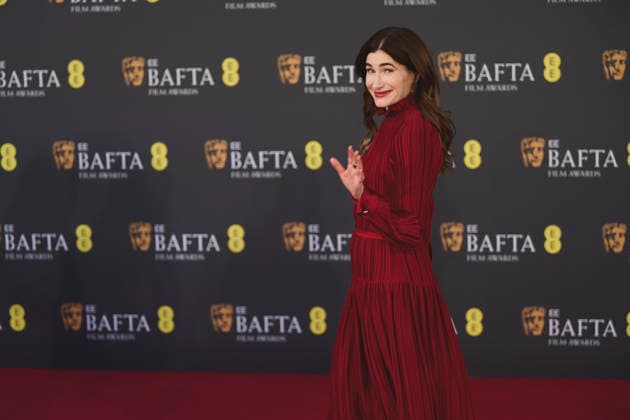 February 22, 2026, London, England, England: KATHRYN HAHN attends the Red Carpet as the BAFTA Awards 2026 in London. London England  - ZUMAg279 20260222_zip_g279_064 Copyright: xAlessandroxGalatolix