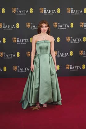 February 22, 2026, London, England, England: SADIE SINK attends the Red Carpet as the BAFTA Awards 2026 in London. London England  - ZUMAg279 20260222_zip_g279_072 Copyright: xAlessandroxGalatolix