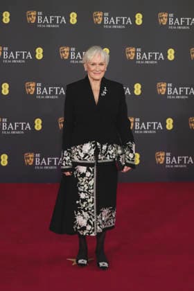 February 22, 2026, London, England, England: GLENN CLOSE attends the Red Carpet as the BAFTA Awards 2026 in London. London England  - ZUMAg279 20260222_zip_g279_081 Copyright: xAlessandroxGalatolix