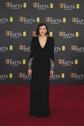 February 22, 2026, London, England, England: MAGGIE GYLLENHAAL attends the Red Carpet as the BAFTA Awards 2026 in London. London England  - ZUMAg279 20260222_zip_g279_094 Copyright: xAlessandroxGalatolix