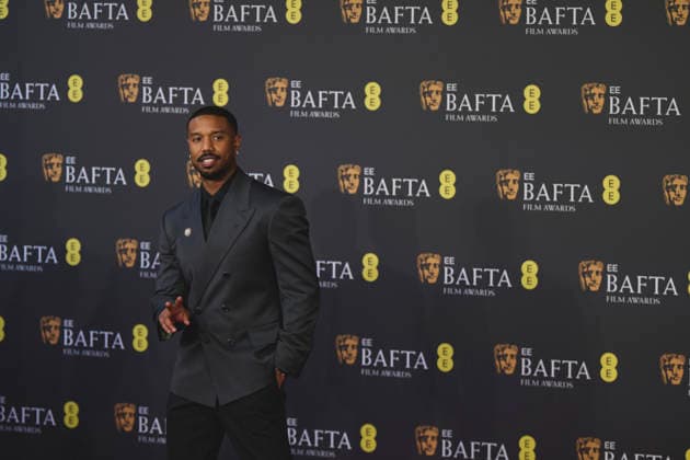 February 22, 2026, London, England, England: MICHAEL B. JORDAN attends the Red Carpet as the BAFTA Awards 2026 in London. London England  - ZUMAg279 20260222_zip_g279_122 Copyright: xAlessandroxGalatolix