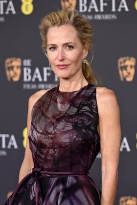 Celebrities arrive at the 2026 BAFTA Film Awards at Royal Festival Hall, London Featuring: Gillian Anderson Where: London, United Kingdom When: 22 Feb 2026 Credit: Cover Images EDITORIAL USE ONLY. NOT FOR USE BY NEWSPAPERS BASED IN THE UK. Copyright: xx coverimg55496792