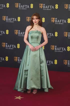February 22, 2026, London, England, England: SADIE SINK attends the Red Carpet as the BAFTA Awards 2026 in London. London England - ZUMAg279 20260222_zip_g279_070 Copyright: xAlessandroxGalatolix