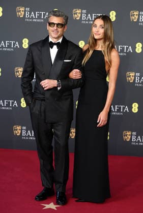 BAFTA Film Awards red carpet arrivals at the Royal Festival Hall in London, UK. Patrick Dempsey and wife Jillian Dempsey attend the BAFTA Film Awards at the Royal Festival Hall in London, UK on February, 22 2026. London Royal Festival Hall UK Copyright: xFredxDuvalx