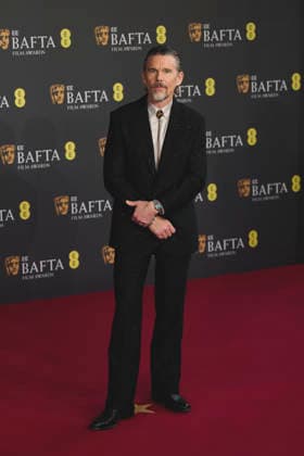 February 22, 2026, London, England, England: ETHAN HAWKE attends the Red Carpet as the BAFTA Awards 2026 in London. London England - ZUMAg279 20260222_zip_g279_148 Copyright: xAlessandroxGalatolix