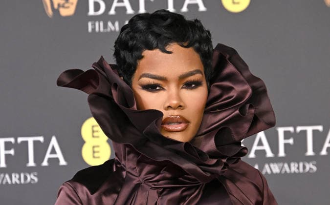 Teyana Taylor attends the 2026 EE BAFTA Film Awards at The Royal Festival Hall in London, England. UK. Sunday 22nd February 2026. Copyright: xJamesxWarrenx 2026 EE BAFTA FILM AWARDS42