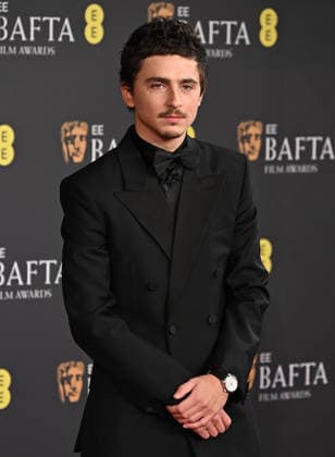 Timothee Chalamet attends the 2026 EE BAFTA Film Awards at The Royal Festival Hall in London, England. UK. Sunday 22nd February 2026. Copyright: xJamesxWarrenx 2026 EE BAFTA FILM AWARDS8