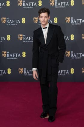 February 22, 2026, London, England, United Kingdom: GEORGE TABOR-KING attends the red carpet during the EE BAFTA Film Awards 2026 ceremony at The Royal Festival Hall. London United Kingdom  - ZUMAs371 20260222_zip_s371_098 Copyright: xWiktorxSzymanowiczx