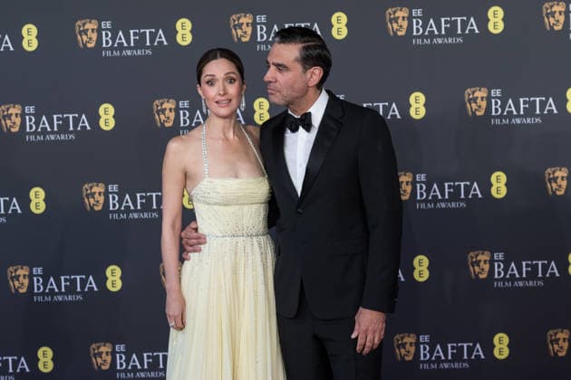 February 22, 2026, London, England, United Kingdom: ROSE BYRNE and BOBBY CANNAVALE attend the red carpet during the EE BAFTA Film Awards 2026 ceremony at The Royal Festival Hall. London United Kingdom  - ZUMAs371 20260222_zip_s371_145 Copyright: xWiktorxSzymanowiczx