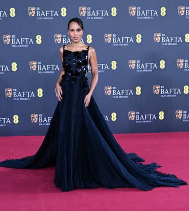 Celebrities arrive at the 2026 BAFTA Film Awards at Royal Festival Hall, London Featuring: Kerry Washington Where: London, United Kingdom When: 22 Feb 2026 Credit: Cover Images EDITORIAL USE ONLY. NOT FOR USE BY NEWSPAPERS BASED IN THE UK. Copyright: xx coverimg55497286