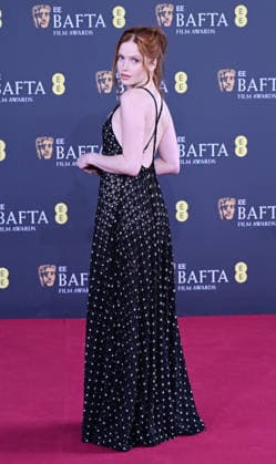 Celebrities arrive at the 2026 BAFTA Film Awards at Royal Festival Hall, London Featuring: Ellie Bamber Where: London, United Kingdom When: 22 Feb 2026 Credit: Cover Images EDITORIAL USE ONLY. NOT FOR USE BY NEWSPAPERS BASED IN THE UK. Copyright: xx coverimg55497290