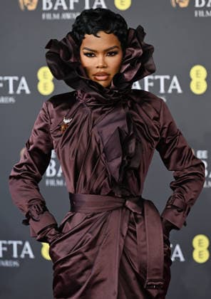 Celebrities arrive at the 2026 BAFTA Film Awards at Royal Festival Hall, London Featuring: Teyana Taylor Where: London, United Kingdom When: 22 Feb 2026 Credit: Cover Images EDITORIAL USE ONLY. NOT FOR USE BY NEWSPAPERS BASED IN THE UK. Copyright: xx coverimg55497227