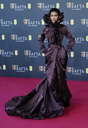 Celebrities arrive at the 2026 BAFTA Film Awards at Royal Festival Hall, London Featuring: Teyana Taylor Where: London, United Kingdom When: 22 Feb 2026 Credit: Cover Images EDITORIAL USE ONLY. NOT FOR USE BY NEWSPAPERS BASED IN THE UK. Copyright: xx coverimg55497229