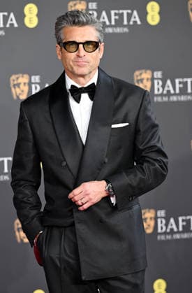 Celebrities arrive at the 2026 BAFTA Film Awards at Royal Festival Hall, London Featuring: Patrick Dempsey Where: London, United Kingdom When: 22 Feb 2026 Credit: Cover Images EDITORIAL USE ONLY. NOT FOR USE BY NEWSPAPERS BASED IN THE UK. Copyright: xx coverimg55497207