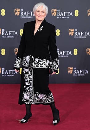 Celebrities arrive at the 2026 BAFTA Film Awards at Royal Festival Hall, London Featuring: Glenn Close Where: London, United Kingdom When: 22 Feb 2026 Credit: Cover Images EDITORIAL USE ONLY. NOT FOR USE BY NEWSPAPERS BASED IN THE UK. Copyright: xx coverimg55497165
