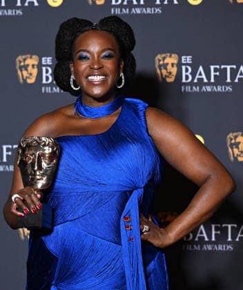 2026 BAFTA Film Awards press room at the Royal Festival Hall, Southbank Centre Featuring: Wunmi Mosaku Where: London, United Kingdom When: 22 Feb 2026 Credit: Cover Images EDITORIAL USE ONLY. NOT FOR USE BY NEWSPAPERS BASED IN THE UK. Copyright: xx coverimg55497428