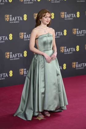 Celebrities arrive at the 2026 BAFTA Film Awards at Royal Festival Hall, London Featuring: Sadie Sink Where: London, United Kingdom When: 22 Feb 2026 Credit: Cover Images **NOT AVAILABLE FOR HELLO MAGAZINE** EDITORIAL USE ONLY. NOT FOR USE BY NEWSPAPERS BASED IN THE UK. Copyright: xx coverimg55497638