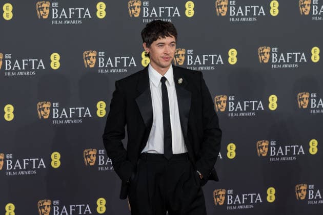 February 22, 2026, London, England, United Kingdom: TOM BLYTH attends the red carpet during the EE BAFTA Film Awards 2026 ceremony at The Royal Festival Hall. London United Kingdom  - ZUMAs371 20260222_zip_s371_155 Copyright: xWiktorxSzymanowiczx