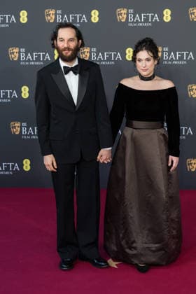 February 22, 2026, London, England, United Kingdom: JOSH SAFDIE and SARA ROSSEIN attend the red carpet during the EE BAFTA Film Awards 2026 ceremony at The Royal Festival Hall. London United Kingdom  - ZUMAs371 20260222_zip_s371_220 Copyright: xWiktorxSzymanowiczx