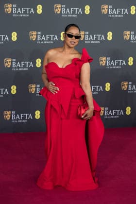 February 22, 2026, London, England, United Kingdom: SHUNIKA TERRY-JENNINGS attends the red carpet during the EE BAFTA Film Awards 2026 ceremony at The Royal Festival Hall. London United Kingdom  - ZUMAs371 20260222_zip_s371_234 Copyright: xWiktorxSzymanowiczx