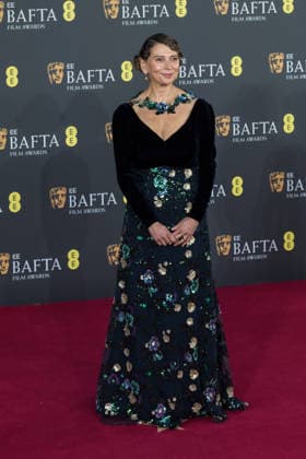 February 22, 2026, London, England, United Kingdom: DONNA LANGLEY attends the red carpet during the EE BAFTA Film Awards 2026 ceremony at The Royal Festival Hall. London United Kingdom - ZUMAs371 20260222_zip_s371_210 Copyright: xWiktorxSzymanowiczx