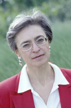 Portrait de Anna Politkovskaya, (Anna Politkovskaja ou Politkovskaia) journaliste russe tuee le 7 octobre 2006 a Moscou - Date : 20000501 Philippe MATSAS Opale.photo RECORD DATE NOT STATED