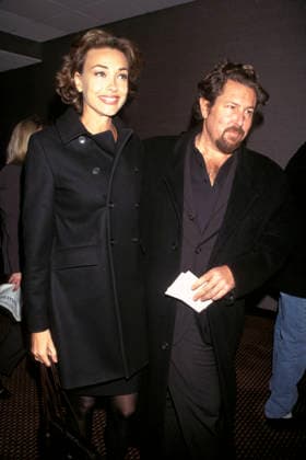 The Lion Of The New York Art World Apr 14, 1998; New York, NY, USA; (File Photo: Date and Location Unknown) Neo-expressionist artist painter JULIAN SCHNABEL and his wife actress OLATZ LOPEZ GARMENDIA. New York NY USA Copyright: xNancyxKaszermanx