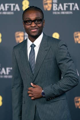 February 22, 2026, London, United Kingdom: Miles Caton attends the 2026 EE BAFTA Film Awards held at The Royal Festival Hall. London United Kingdom - ZUMAs197 20260222_aaa_s197_363 Copyright: xLounisxTiarx