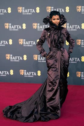 EE BAFTA Film Awards 2026 - London Teyana Taylor at the 2026 EE BAFTA Film Awards held at The Royal Festival Hall, London, UK, on February 22, 2026. Photo by LounisPhotography ABACAPRESS.COM London United Kingdom  Copyright: xLounisPhotography ABACAx