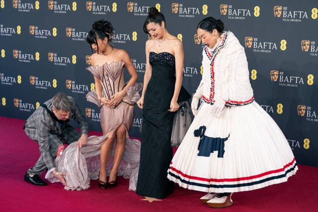 EE BAFTA Film Awards 2026 - London Rei Ami, Audrey Nuna and EJAE at the 2026 EE BAFTA Film Awards held at The Royal Festival Hall, London, UK, on February 22, 2026. Photo by LounisPhotography ABACAPRESS.COM London United Kingdom  Copyright: xLounisPhotography ABACAx