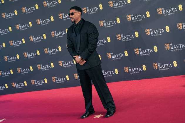 February 22, 2026, London, United Kingdom: Aaron Pierre attends the 2026 EE BAFTA Film Awards held at The Royal Festival Hall. London United Kingdom - ZUMAs197 20260222_aaa_s197_389 Copyright: xLounisxTiarx