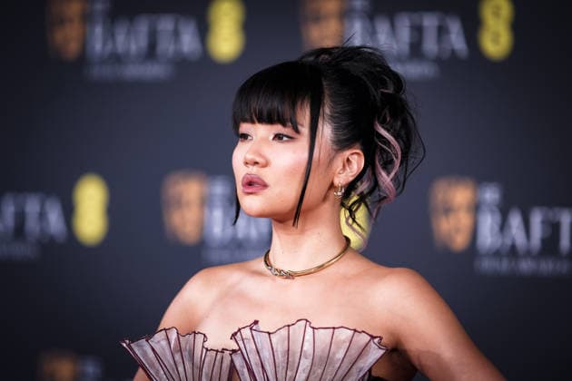 EE BAFTA Film Awards 2026 on Sunday 22 February 2026 Audrey Nuna on the Red Carpet at the EE BAFTA Film Awards 2026 on Sunday 22 February 2026 at Royal Festival Hall, London. ., Credit:Julie Edwards Avalon  Copyright: xJuliexEdwardsx xAvalonx 1077520385