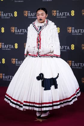 EE BAFTA Film Awards 2026 on Sunday 22 February 2026 Audrey Nuna on the Red Carpet at the EE BAFTA Film Awards 2026 on Sunday 22 February 2026 at Royal Festival Hall, London. ., Credit:Julie Edwards Avalon  Copyright: xJuliexEdwardsx xAvalonx 1077535963
