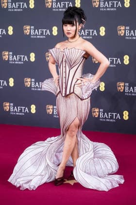 EE BAFTA Film Awards 2026 on Sunday 22 February 2026 Audrey Nuna on the Red Carpet at the EE BAFTA Film Awards 2026 on Sunday 22 February 2026 at Royal Festival Hall, London. ., Credit:Julie Edwards Avalon  Copyright: xJuliexEdwardsx xAvalonx 1077536112
