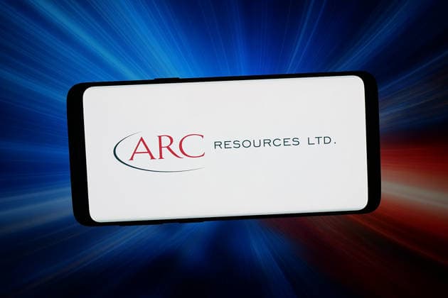 February 14, 2026, Germany: In this photo illustration, the logo of Canadian energy company ARC Resources Ltd. is displayed on a smartphone in front of abstract background on computer screen. Germany  - ZUMAs197 20260214_aaa_s197_964 Copyright: xTimonxSchneiderx