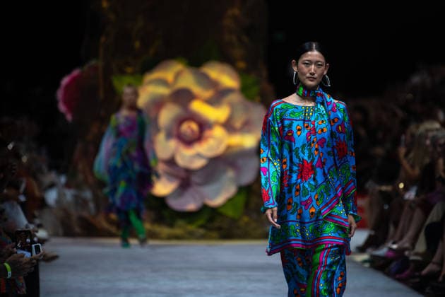 MELBOURNE FASHION FESTIVAL, The Joy Wear runway during Melbourne Fashion Week at the Royal Exhibition Building in Melbourne, Monday, February 23, 2026 ( NO ARCHIVING MELBOURNE VICTORIA AUSTRALIA  Copyright: xJAYxKOGLERx 20260223187026884507