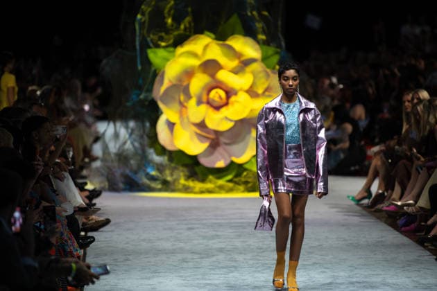 MELBOURNE FASHION FESTIVAL, The Joy Wear runway during Melbourne Fashion Week at the Royal Exhibition Building in Melbourne, Monday, February 23, 2026 ( NO ARCHIVING MELBOURNE VICTORIA AUSTRALIA  Copyright: xJAYxKOGLERx 20260223194929455155
