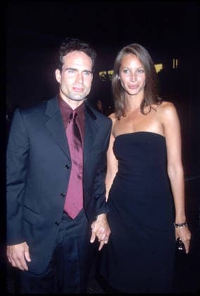 Your Friends and Neighbours Premiere Aug 17, 1998; Los Angeles, CA, USA; Actor JASON PATRIC and model CHRISTY TURLINGTON @ the premiere of Your Friends and Neighbours .. Copyright: xHenryxMillerx