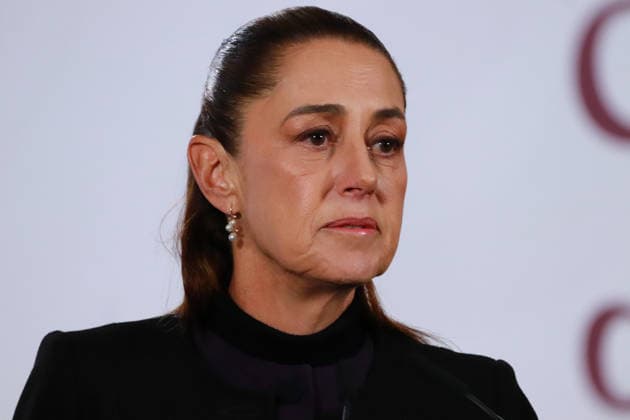 Mexico™s President Claudia Sheinbaum Holds El Mencho News Conference Mexico s President Claudia Sheinbaum speaks during a news conference about the death of Nemesio Oseguera, know El Mencho, leader of the Jalisco Nueva Generacion Cartel, during an operation in Tapalpa, Jalisco, which sparked roadblocks and vehicle burnings in various parts of the country. on February 23, 2026 in Mexico City, Mexico. (Photo by Carlos Santiago Eyepix Group) Copyright: xCarlosxSantiagox xEyepixxGroupx CS_23022026_176467