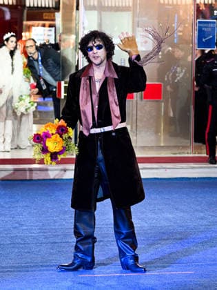 Sanremo, 76th Italian Song Festival. Carpet. Pictured: Ermal Meta.  Copyright: xMaurizioxD Avanzox xipa-agency.netx xPoolxSanremox02x IPA_Agency_IPA71940067