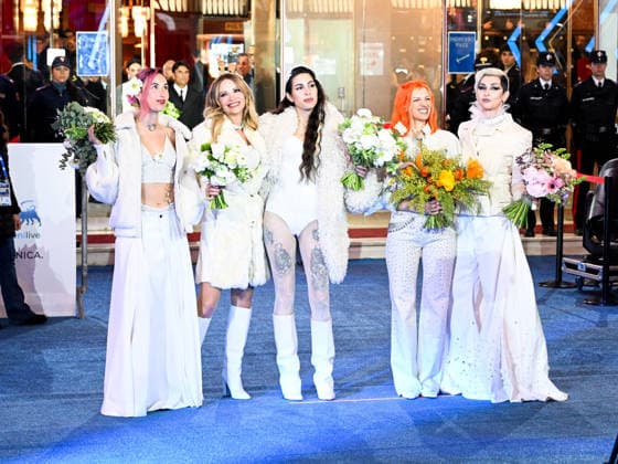Sanremo, 76th Italian Song Festival. Carpet. Pictured are Rag Dolls.  Copyright: xMaurizioxD Avanzox xipa-agency.netx xPoolxSanremox02x IPA_Agency_IPA71940233