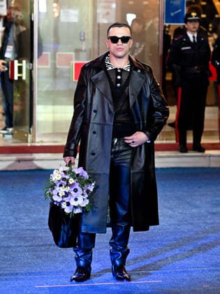 Sanremo, 76th Italian Song Festival. Carpet. Pictured: Samurai Jay.  Copyright: xMaurizioxD Avanzox xipa-agency.netx xPoolxSanremox02x IPA_Agency_IPA71940473